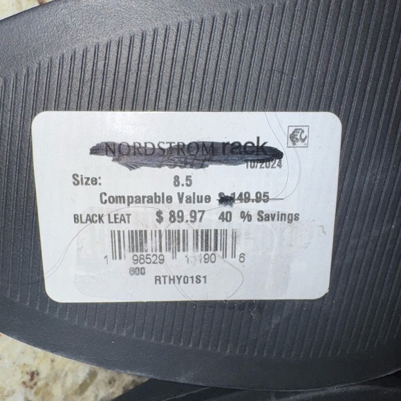 Steve Madden Ankle Boot Zip Black RUTHY Heel NWOB Size: 8.5 - Picture 14 of 15